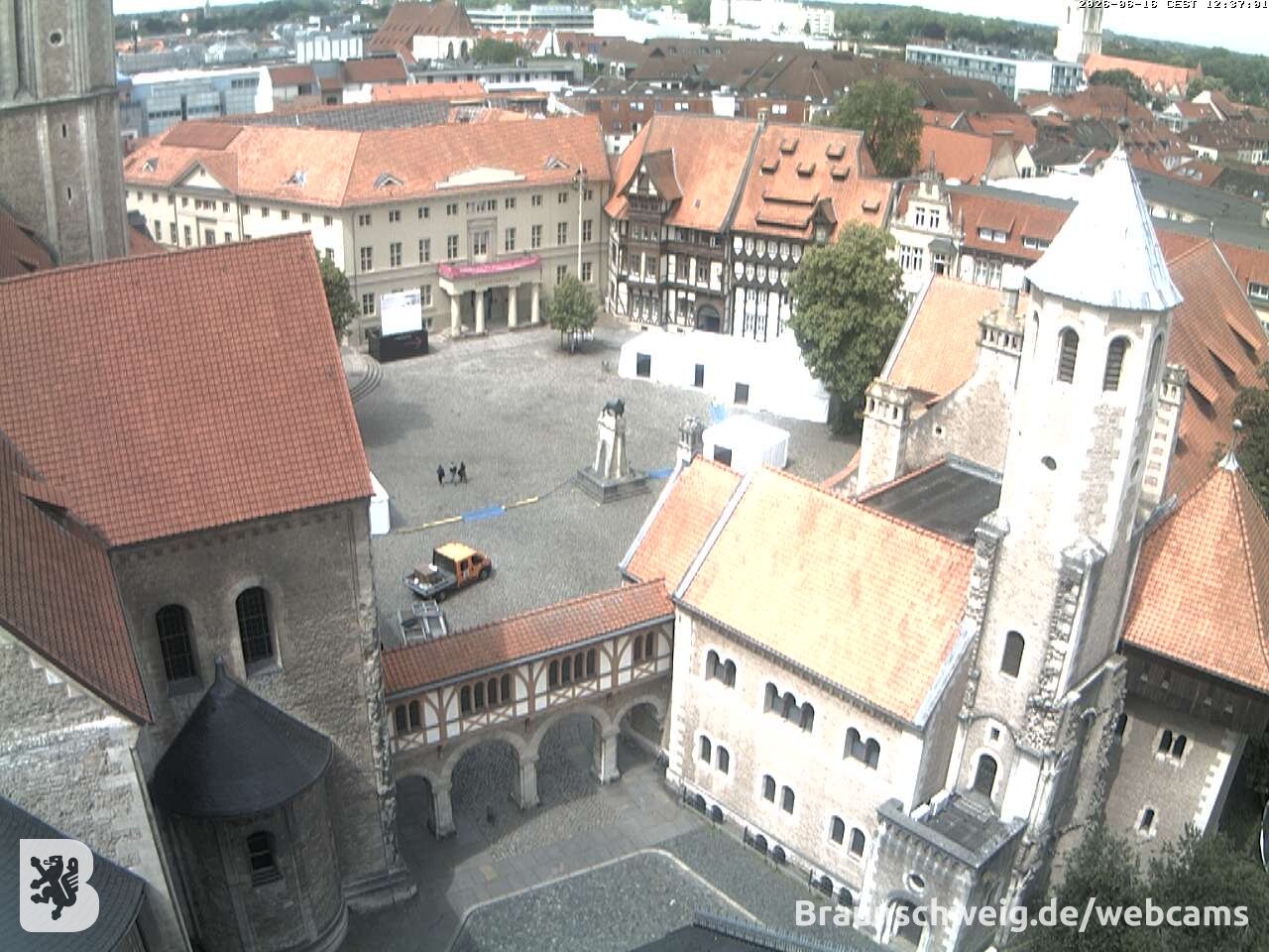 Archiv Foto Webcam Burgplatz Braunschweig