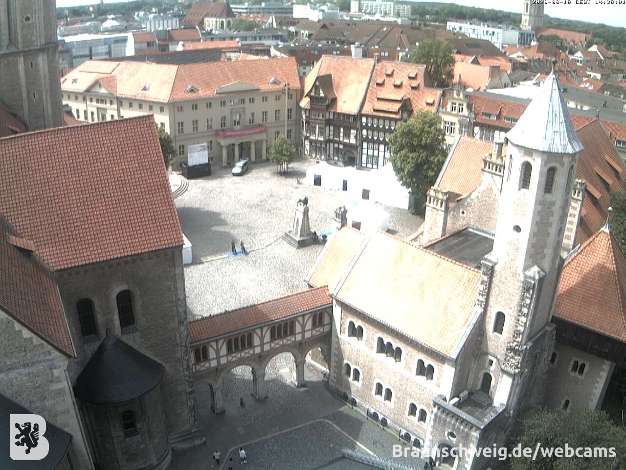 Archiv Foto Webcam Burgplatz Braunschweig
