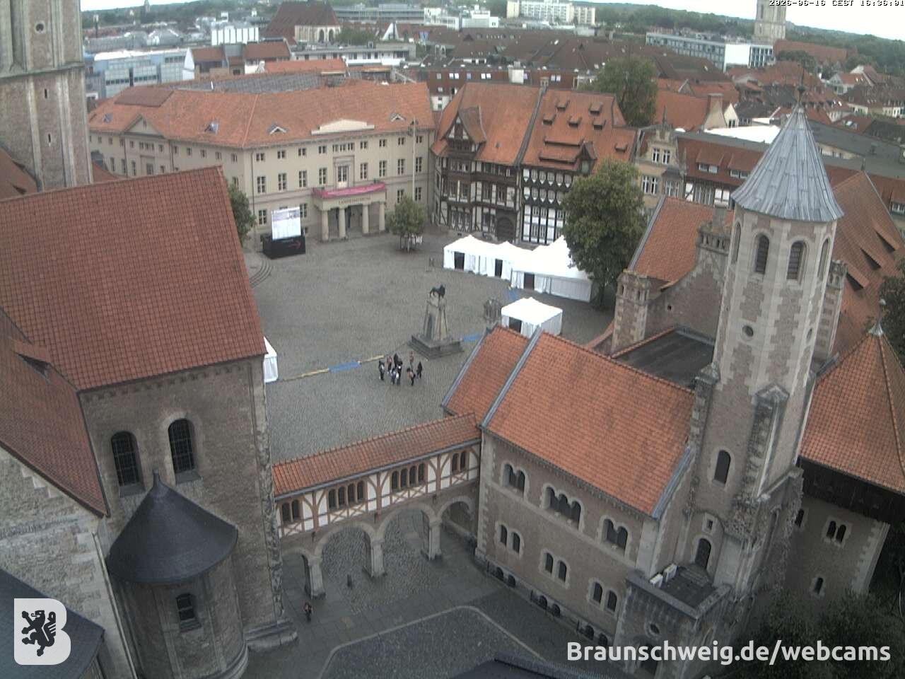 Archiv Foto Webcam Burgplatz Braunschweig