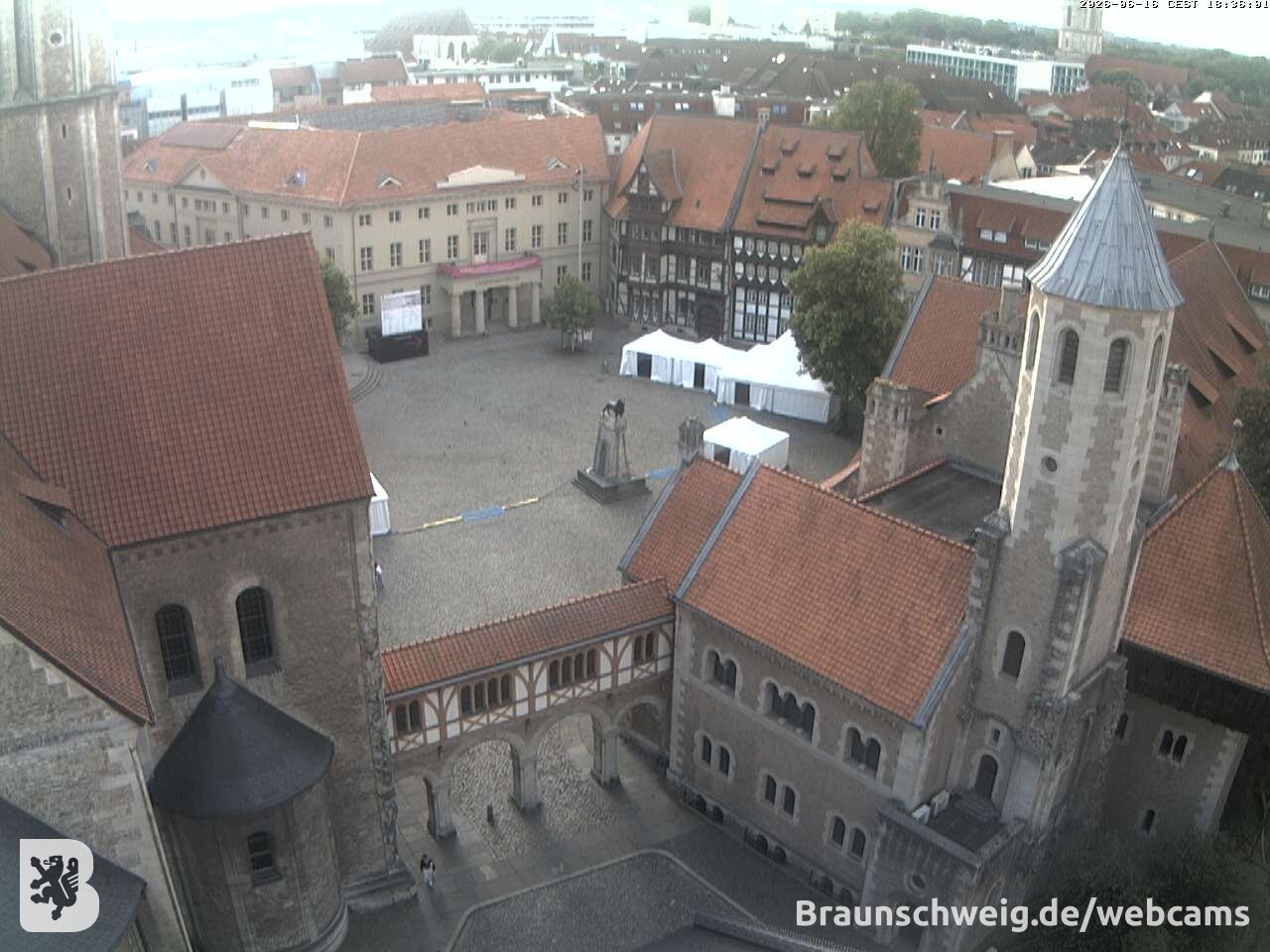 Archiv Foto Webcam Burgplatz Braunschweig
