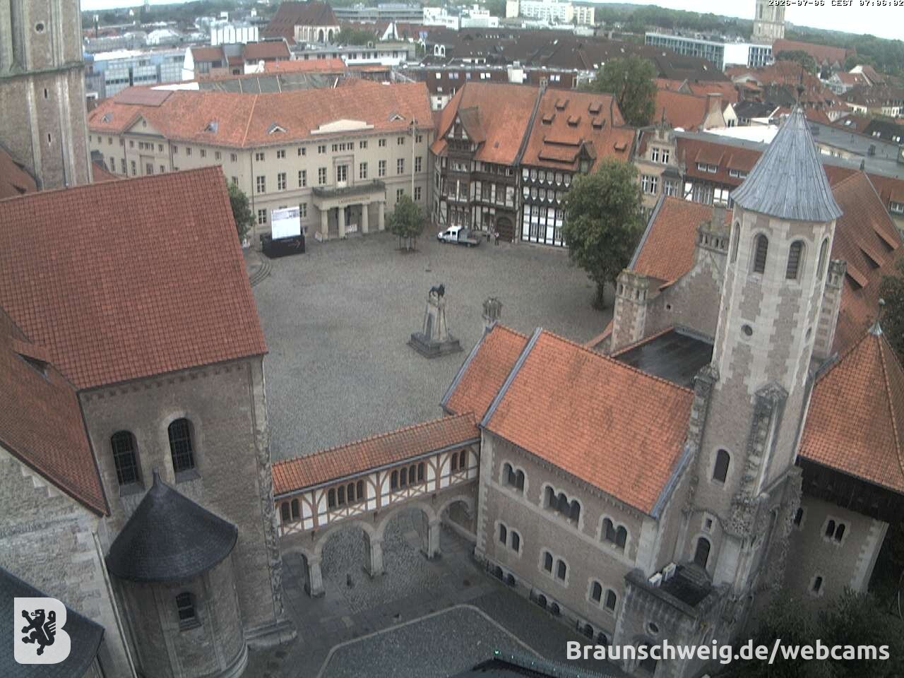 Archiv Foto Webcam Burgplatz Braunschweig