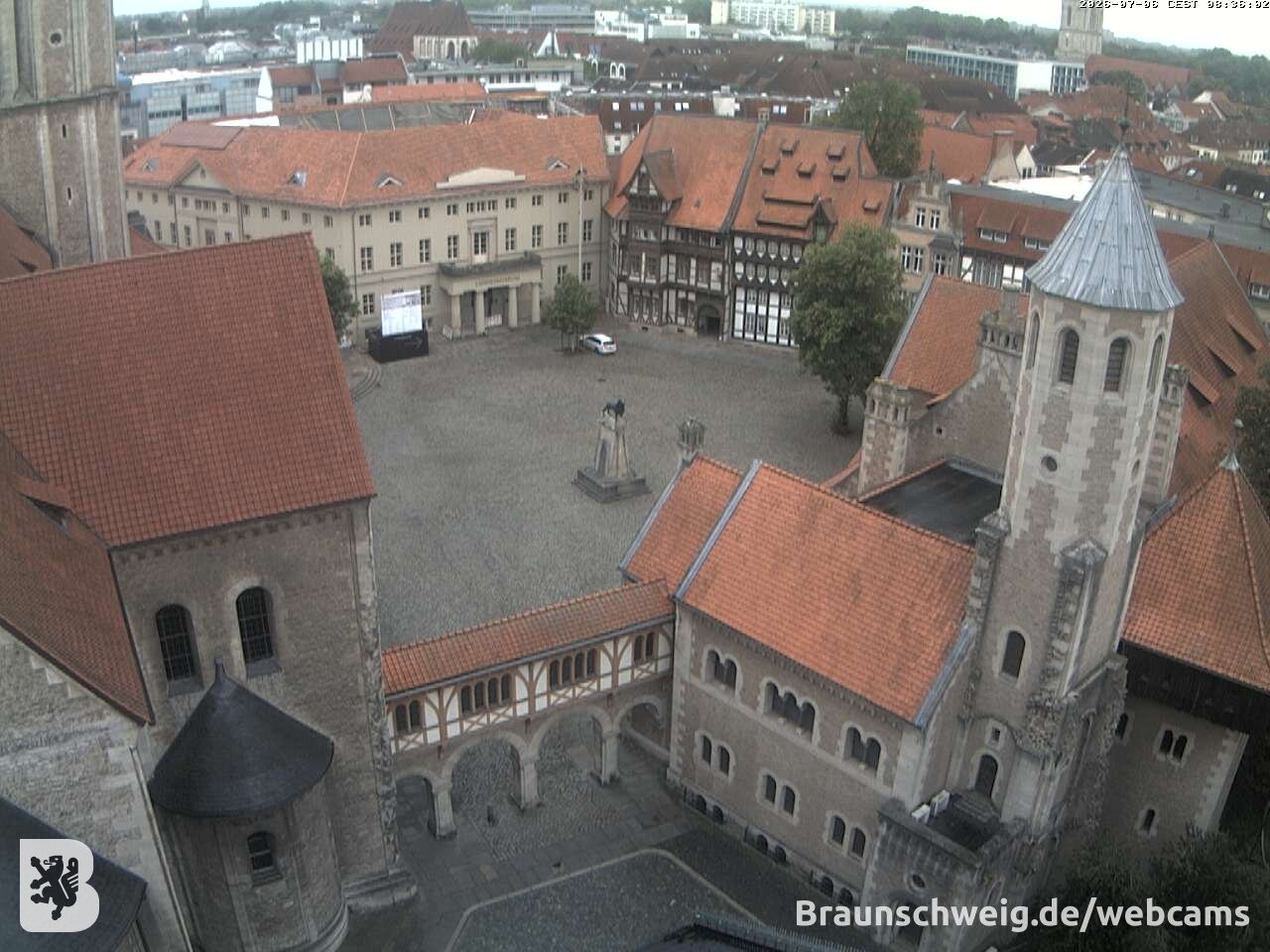 Archiv Foto Webcam Burgplatz Braunschweig