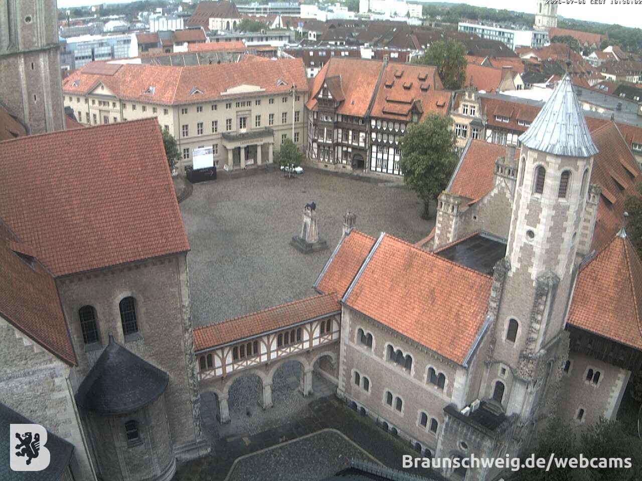 Archiv Foto Webcam Burgplatz Braunschweig