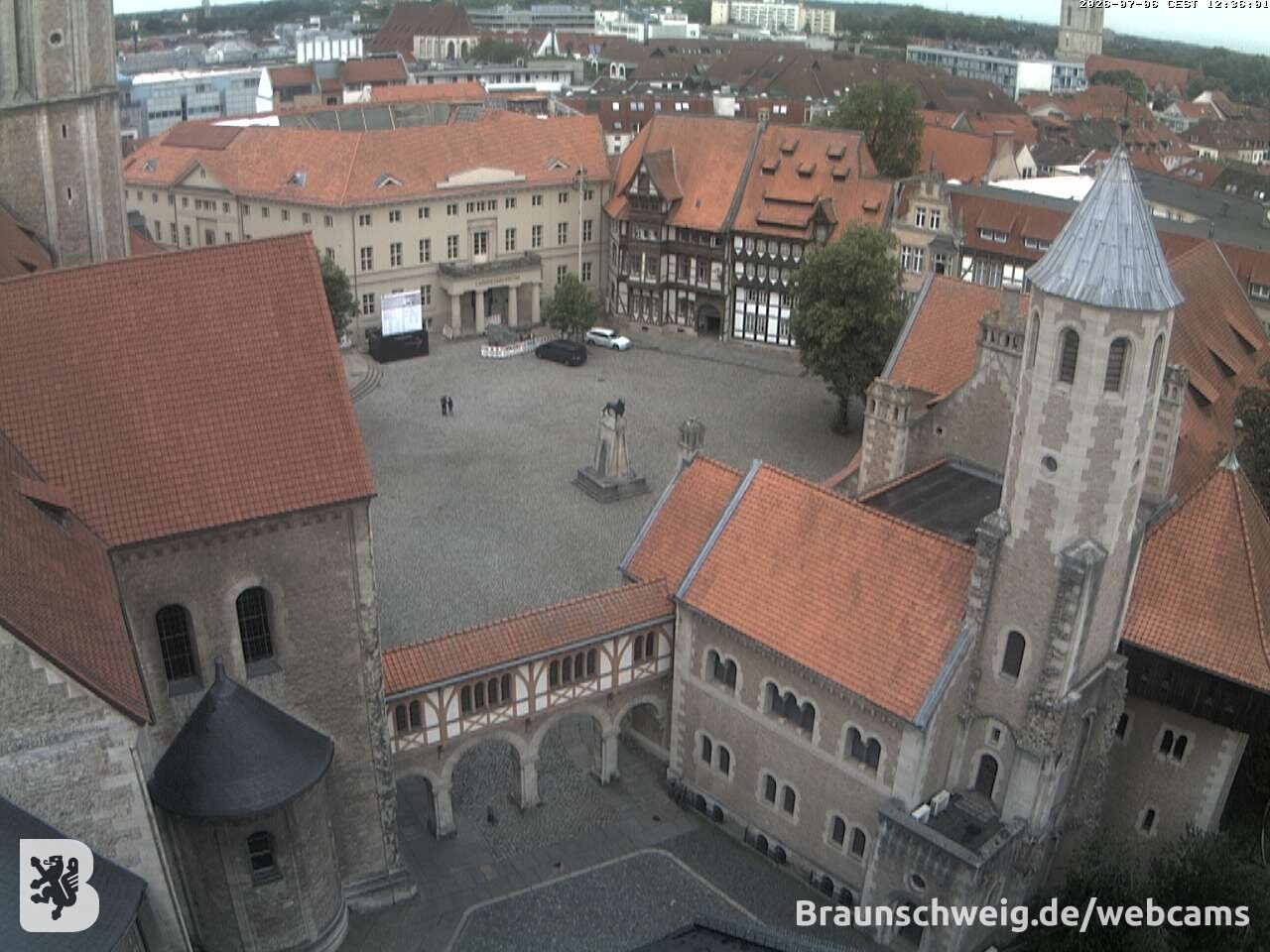 Archiv Foto Webcam Burgplatz Braunschweig