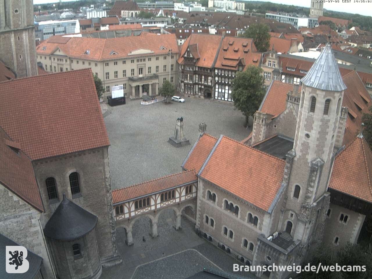 Archiv Foto Webcam Burgplatz Braunschweig