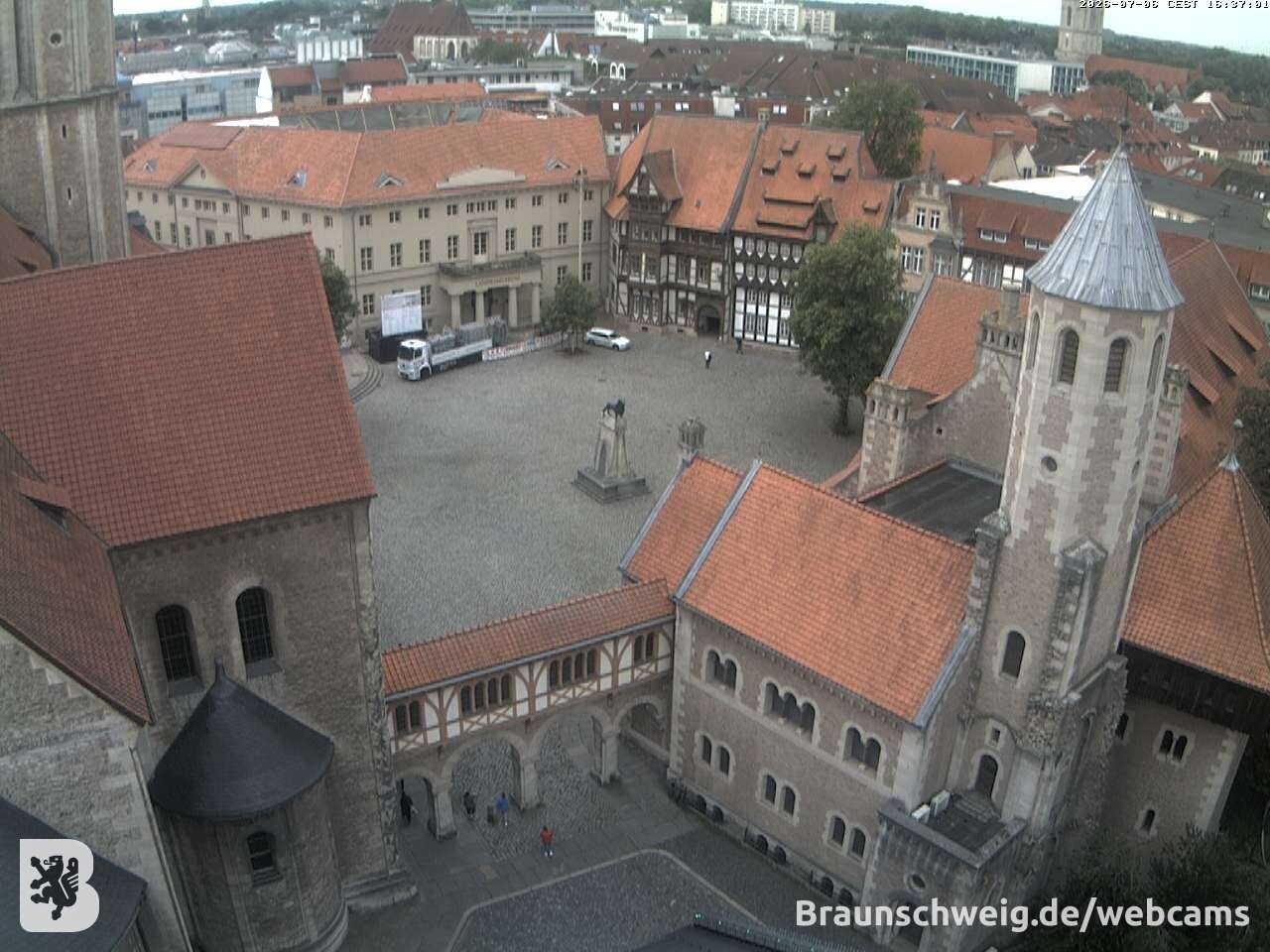 Archiv Foto Webcam Burgplatz Braunschweig