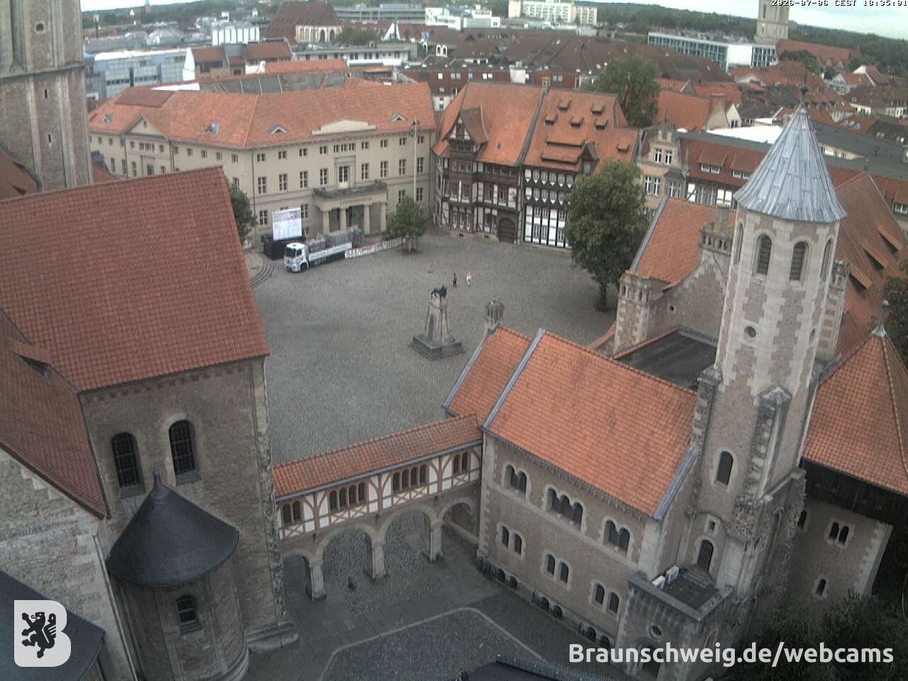 Archiv Foto Webcam Burgplatz Braunschweig