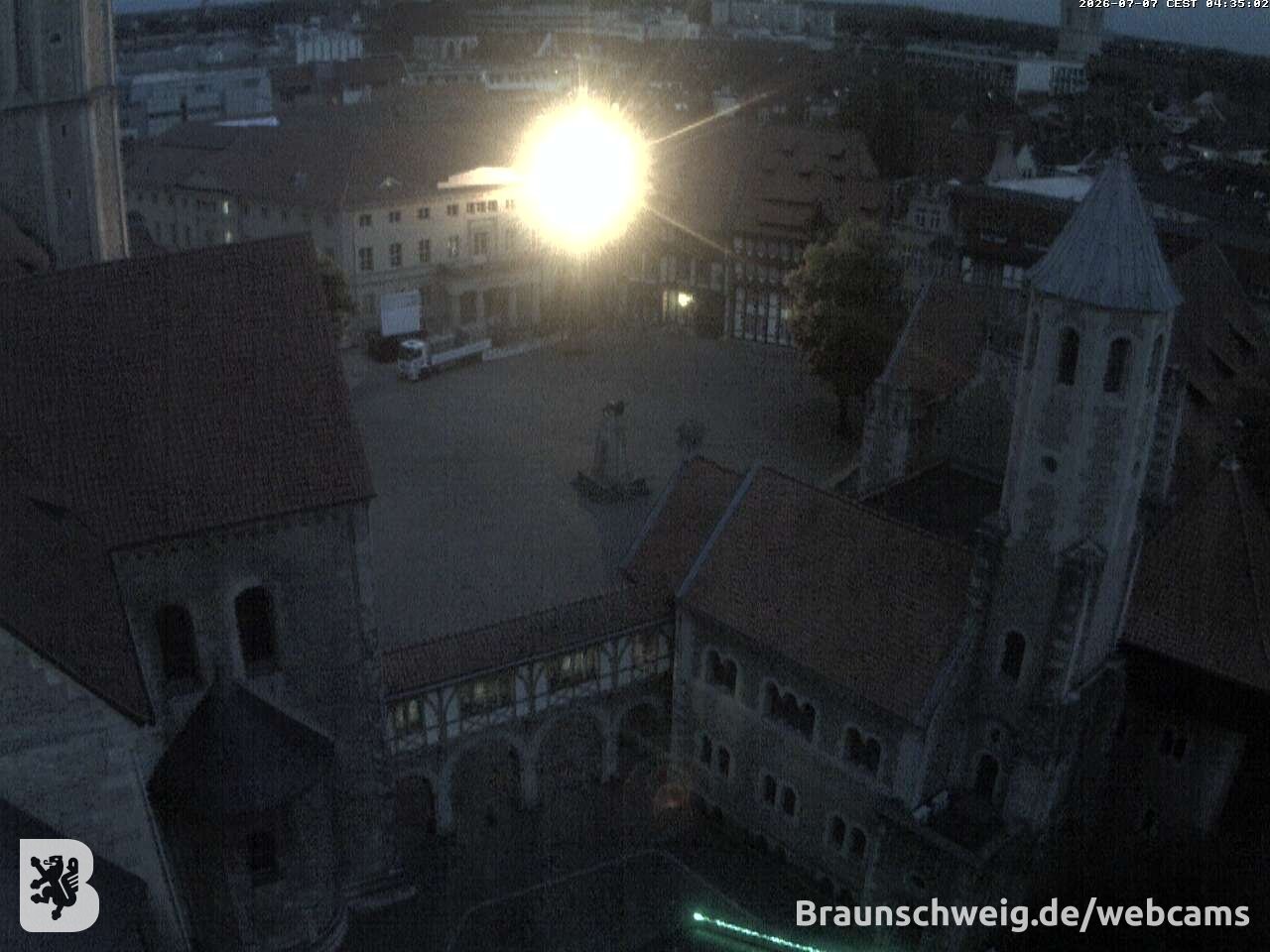 Archiv Foto Webcam Burgplatz Braunschweig