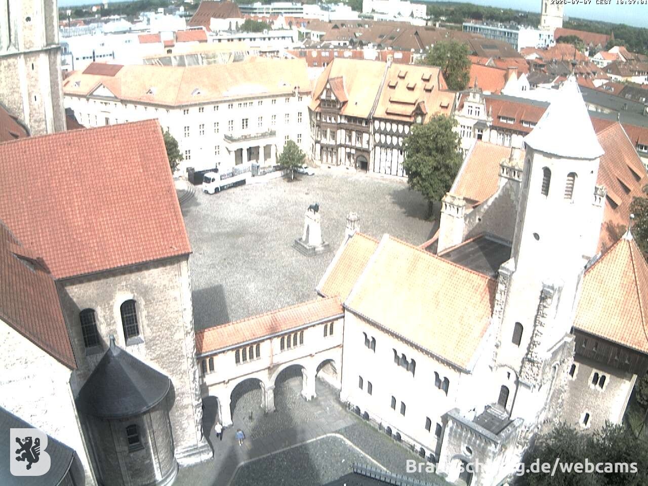 Archiv Foto Webcam Burgplatz Braunschweig