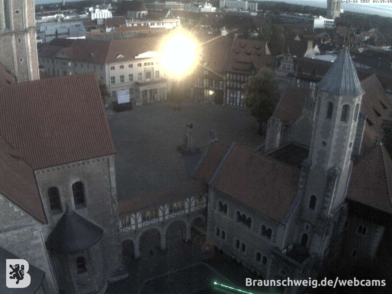 Archiv Foto Webcam Burgplatz Braunschweig