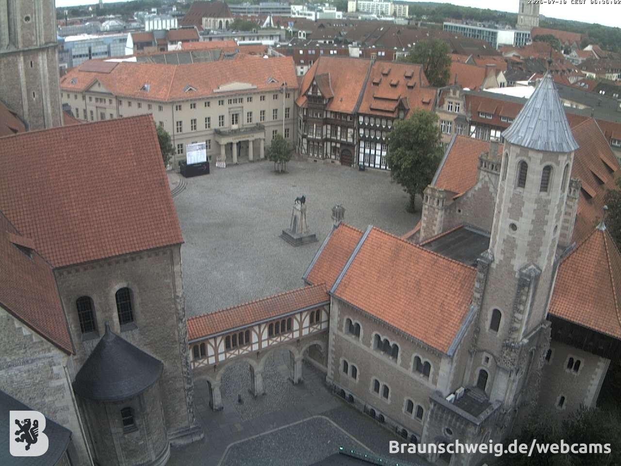 Archiv Foto Webcam Burgplatz Braunschweig
