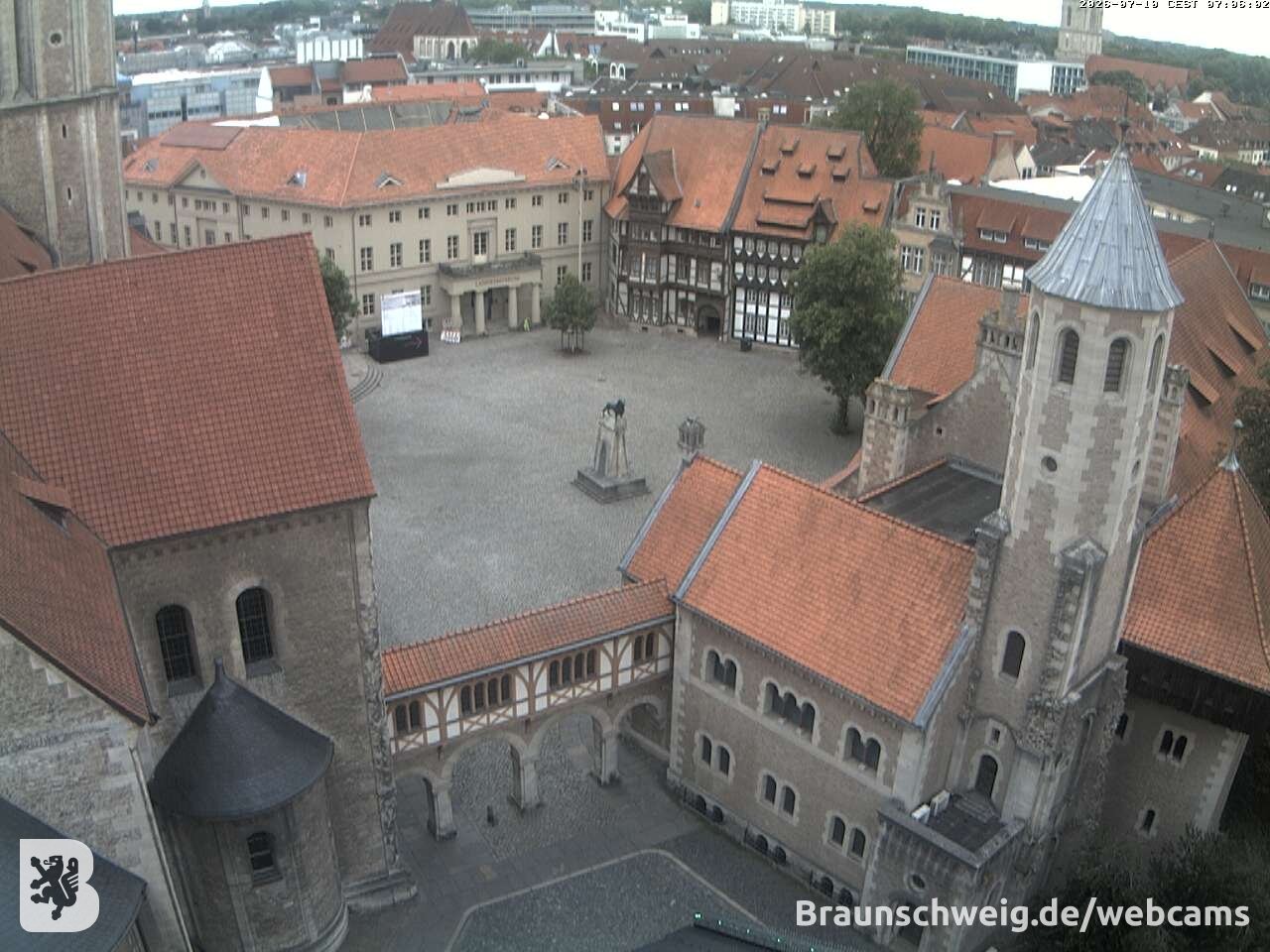 Archiv Foto Webcam Burgplatz Braunschweig