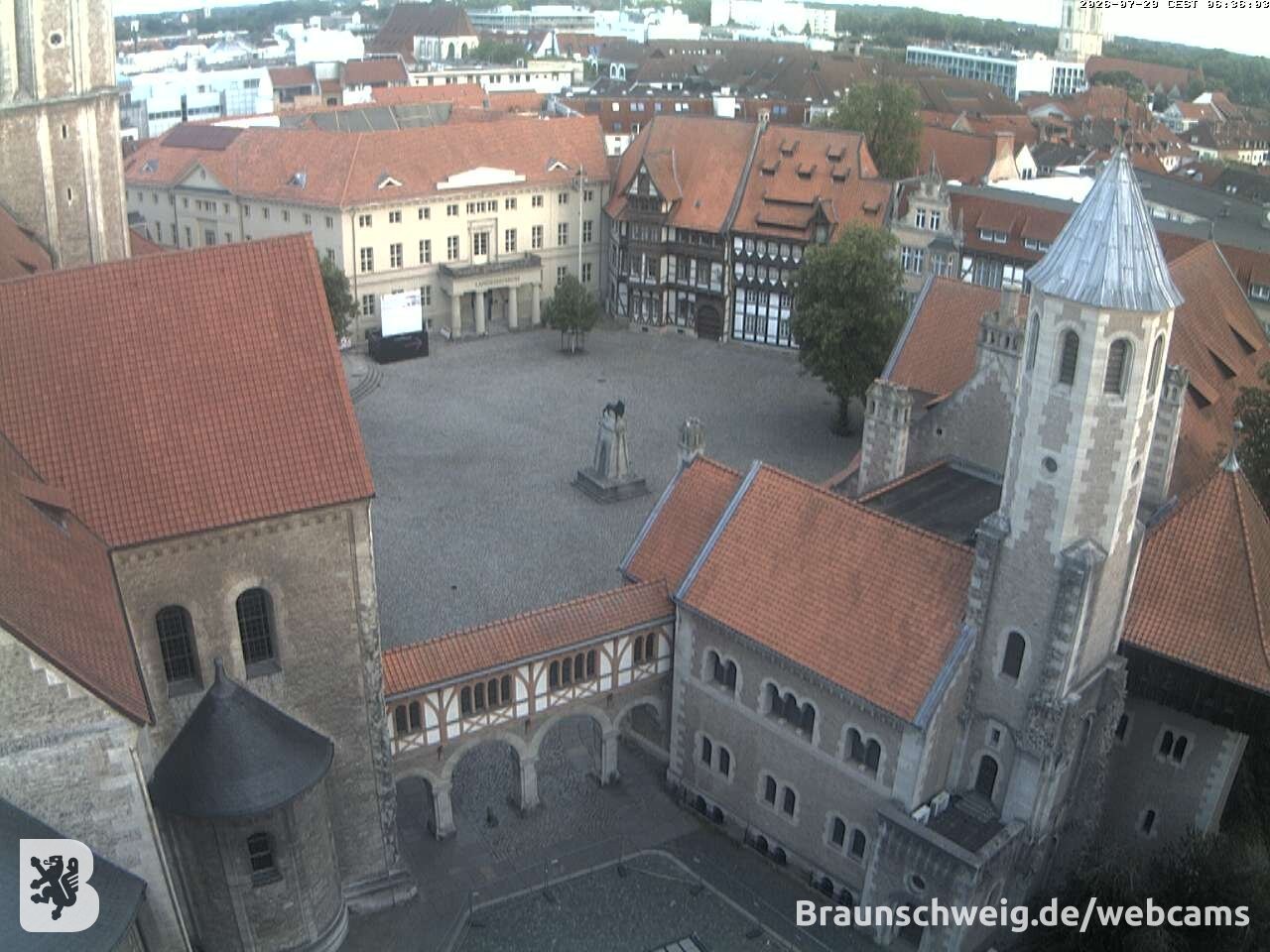 Archiv Foto Webcam Burgplatz Braunschweig