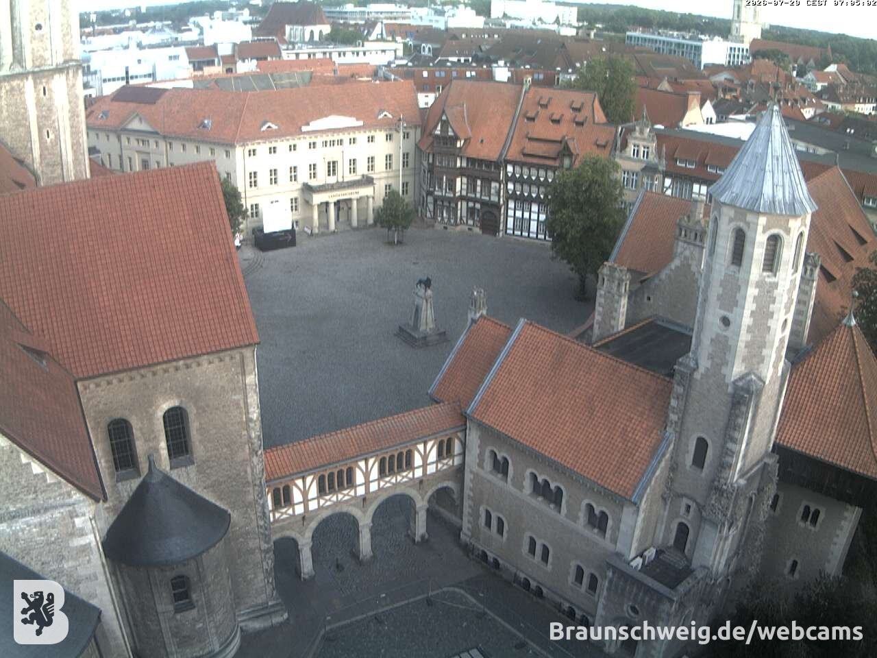 Archiv Foto Webcam Burgplatz Braunschweig