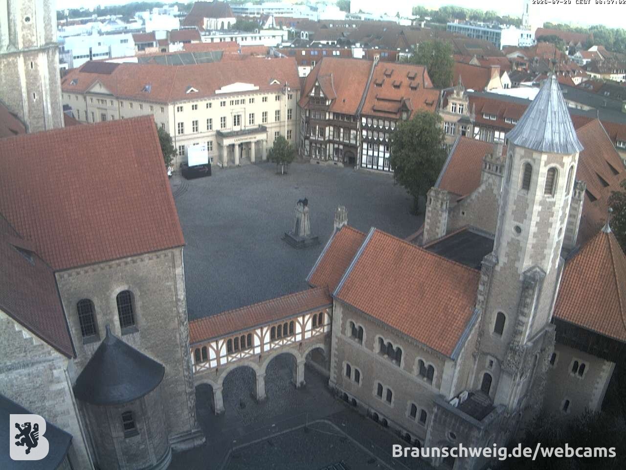 Archiv Foto Webcam Burgplatz Braunschweig