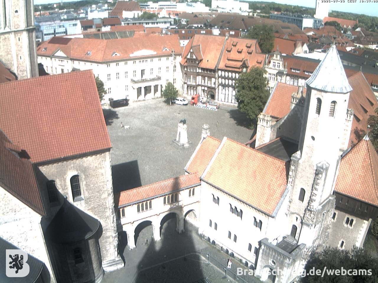 Archiv Foto Webcam Burgplatz Braunschweig