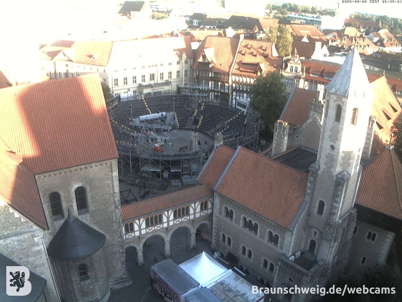 Archiv Foto Webcam Burgplatz Braunschweig