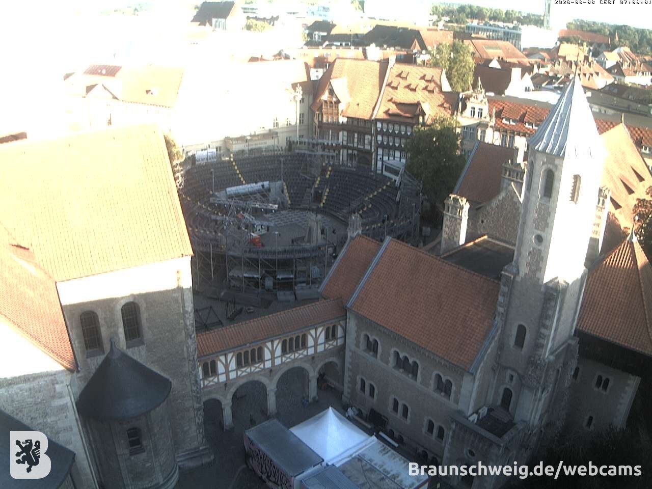 Archiv Foto Webcam Burgplatz Braunschweig