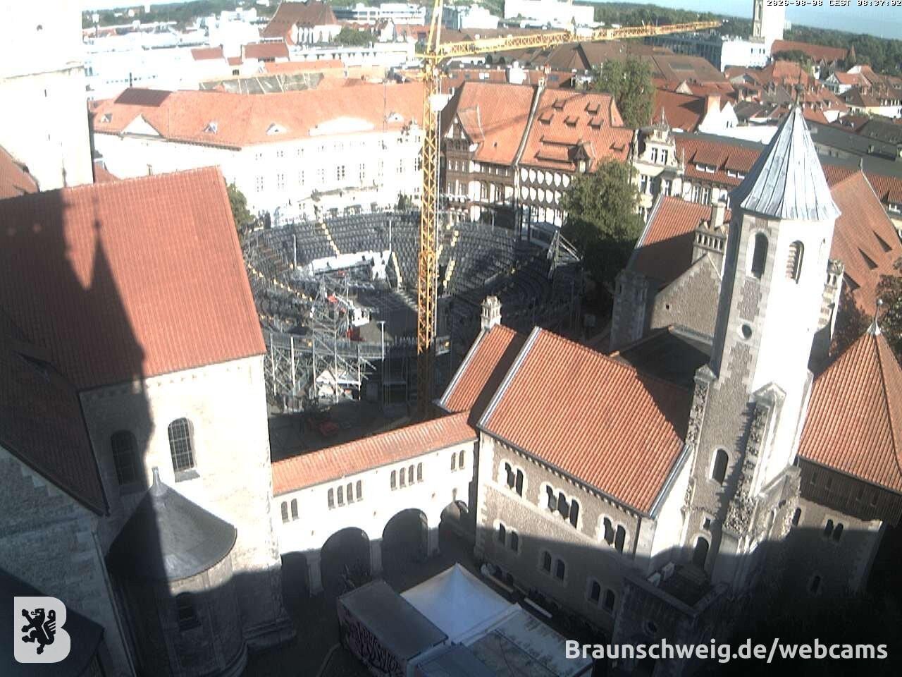Archiv Foto Webcam Burgplatz Braunschweig