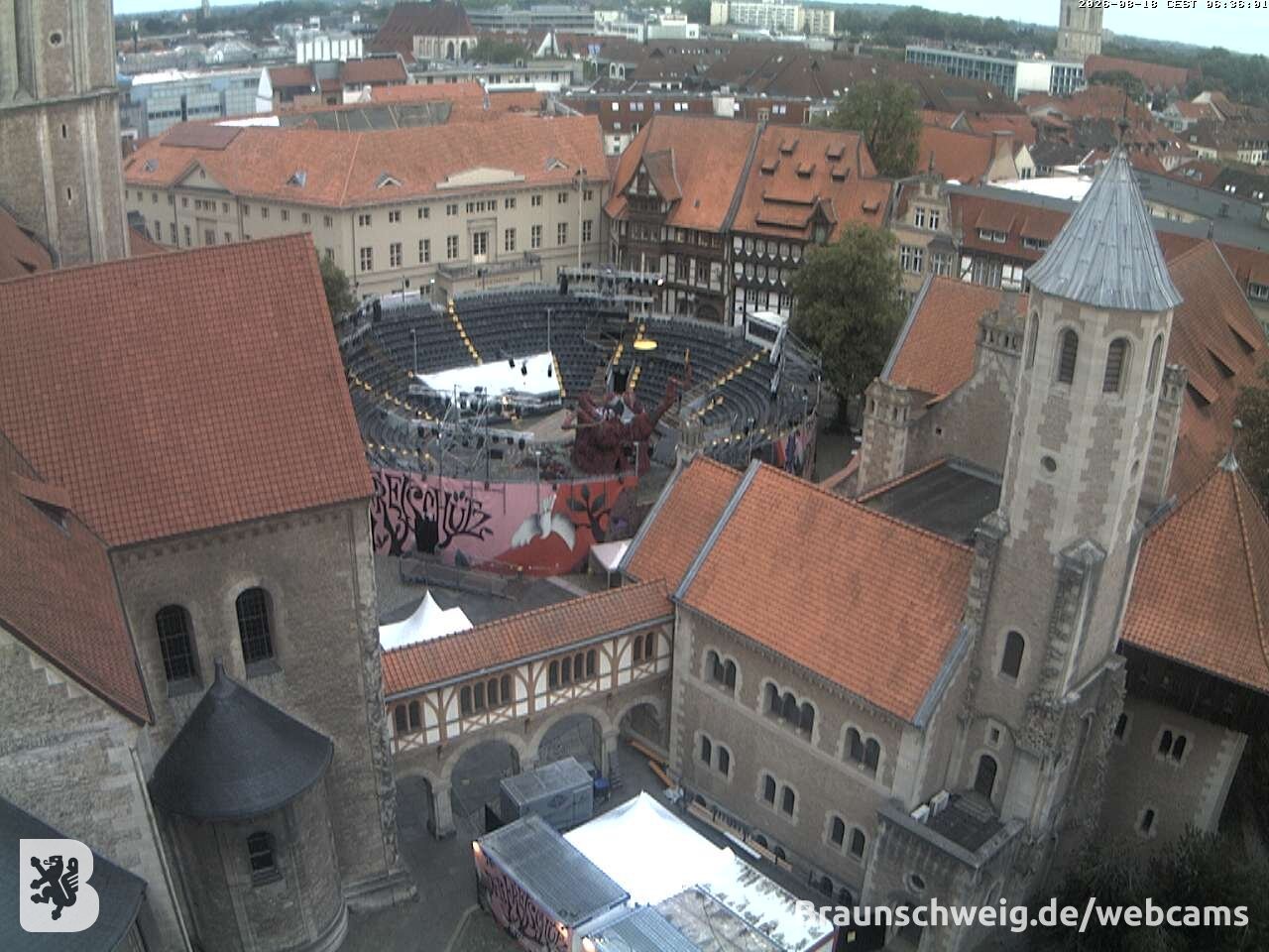 Archiv Foto Webcam Burgplatz Braunschweig