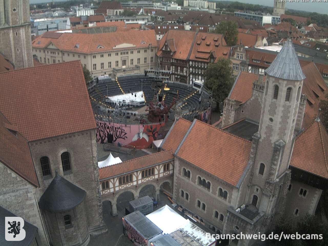 Archiv Foto Webcam Burgplatz Braunschweig