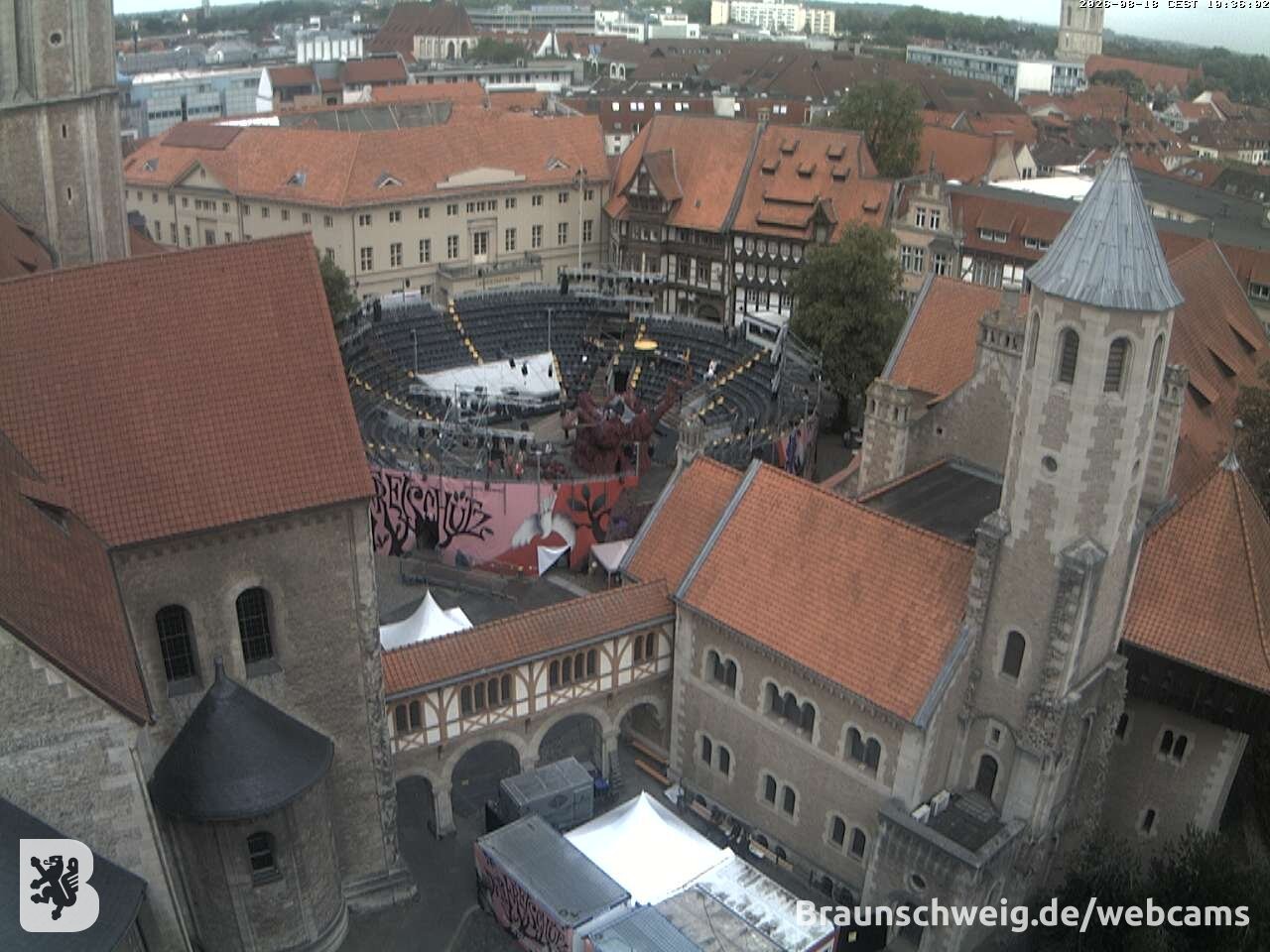 Archiv Foto Webcam Burgplatz Braunschweig