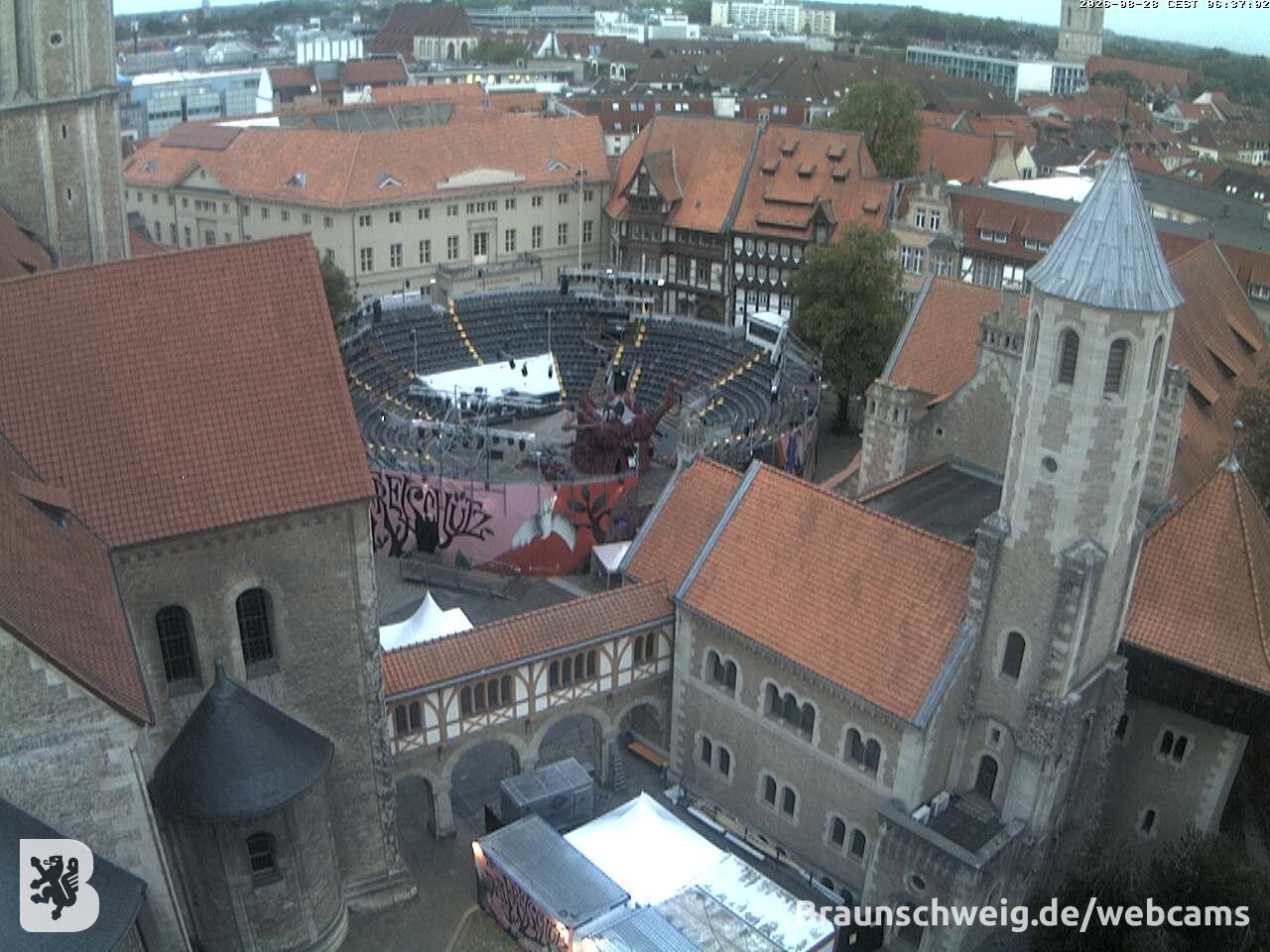 Archiv Foto Webcam Burgplatz Braunschweig