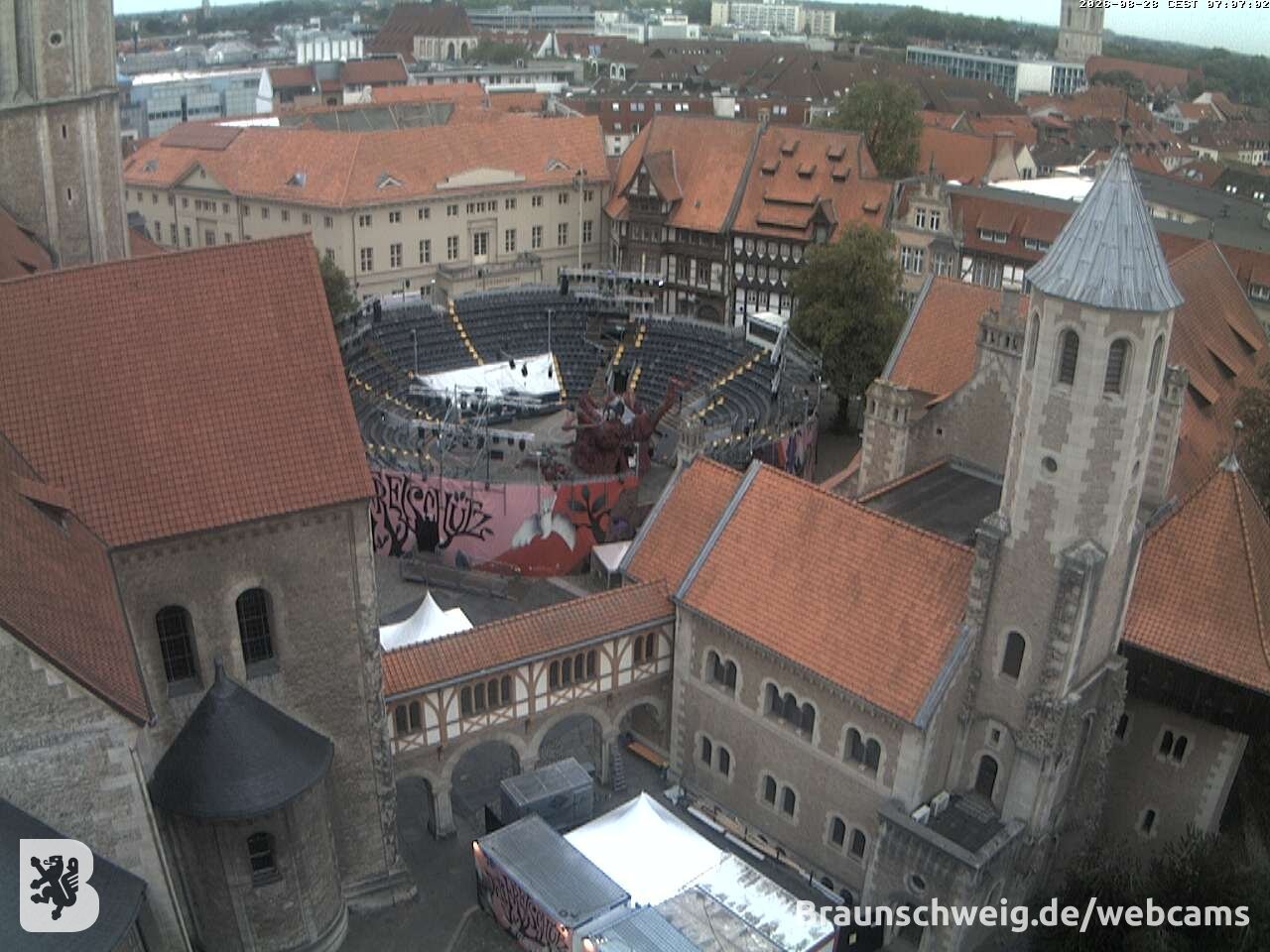 Archiv Foto Webcam Burgplatz Braunschweig