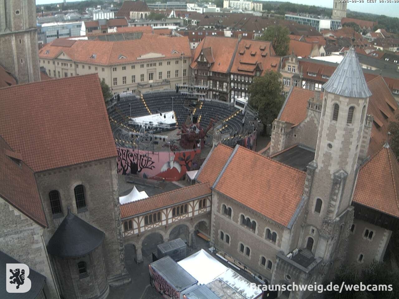 Archiv Foto Webcam Burgplatz Braunschweig