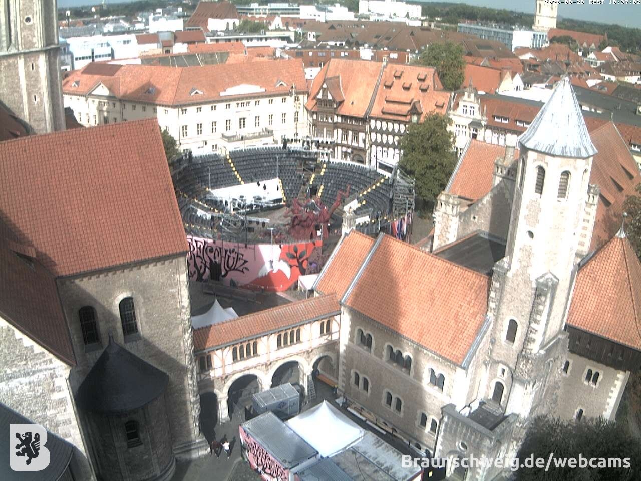 Archiv Foto Webcam Burgplatz Braunschweig