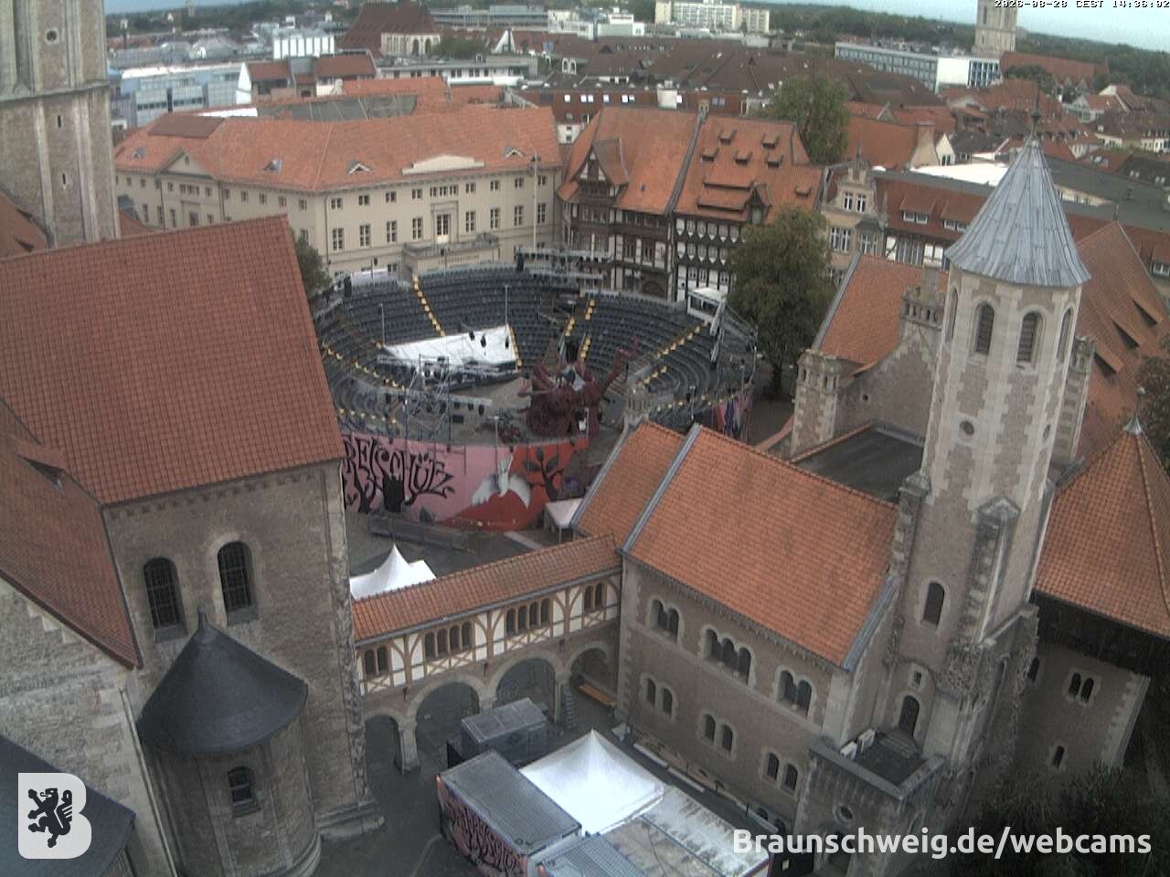 Archiv Foto Webcam Burgplatz Braunschweig