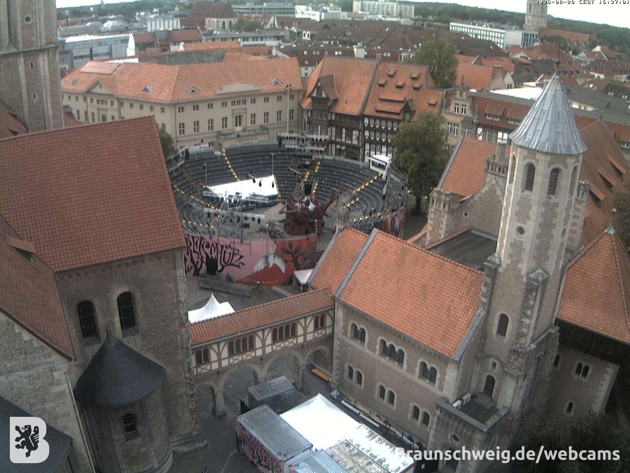 Archiv Foto Webcam Burgplatz Braunschweig