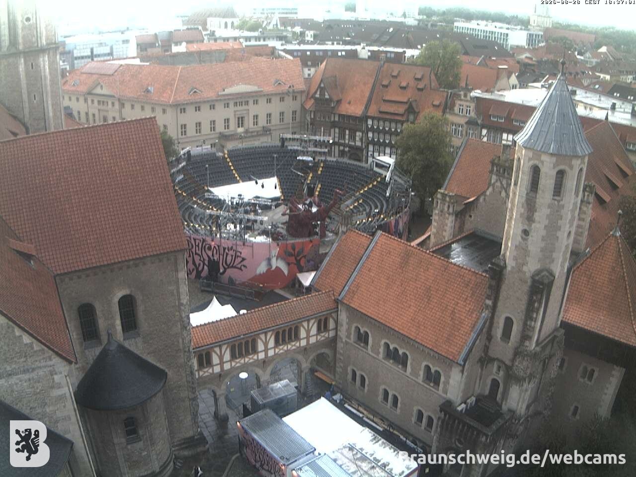 Archiv Foto Webcam Burgplatz Braunschweig