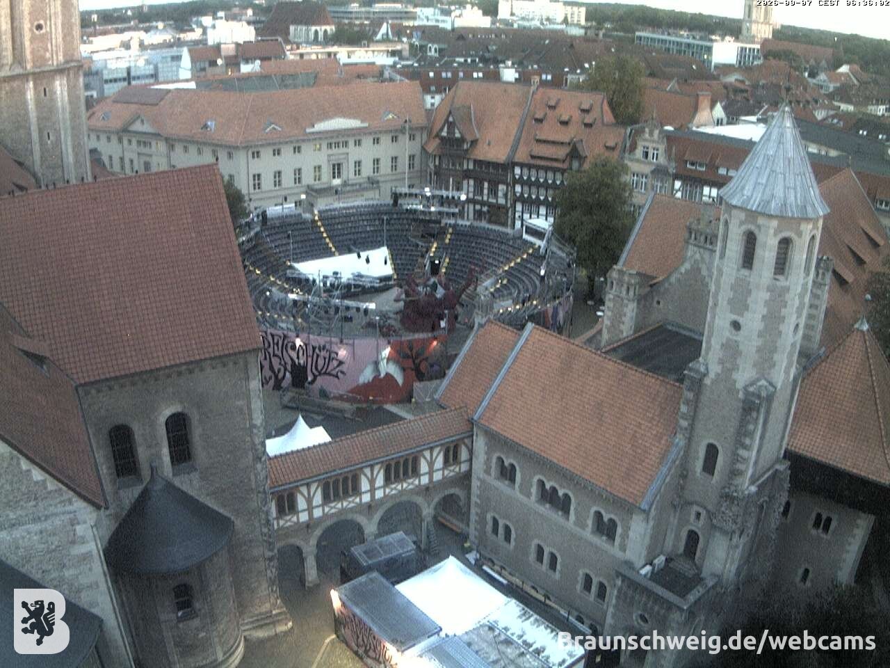 Archiv Foto Webcam Burgplatz Braunschweig