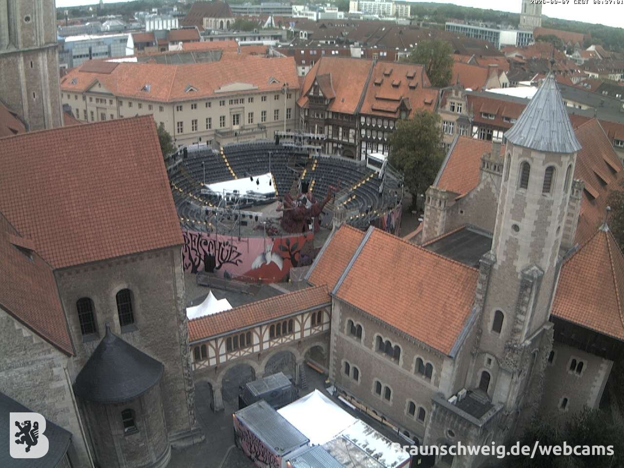 Archiv Foto Webcam Burgplatz Braunschweig