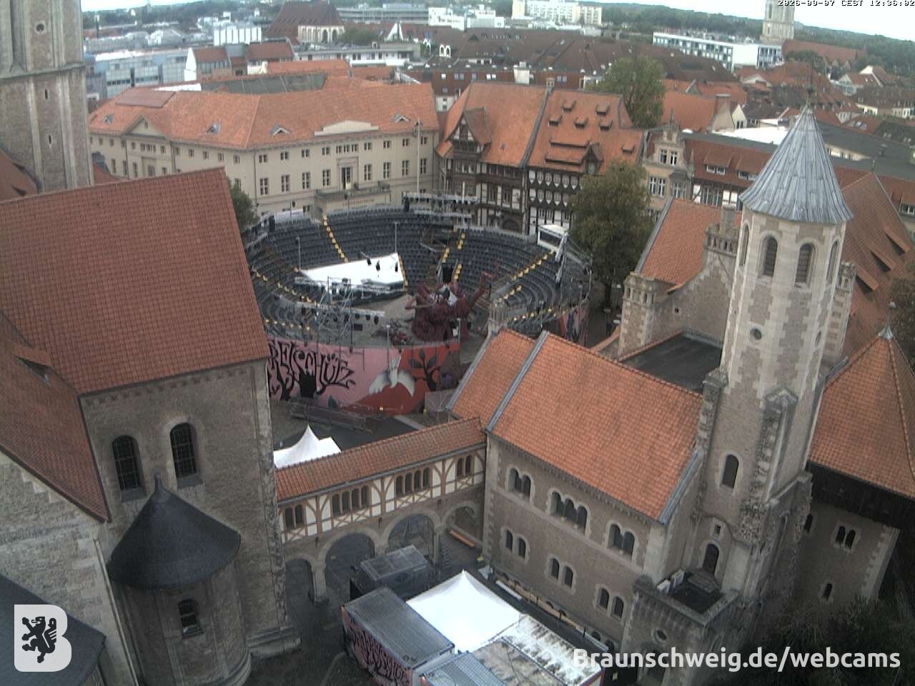 Archiv Foto Webcam Burgplatz Braunschweig