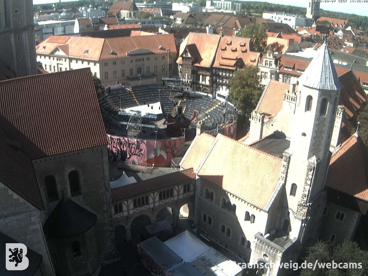 Archiv Foto Webcam Burgplatz Braunschweig