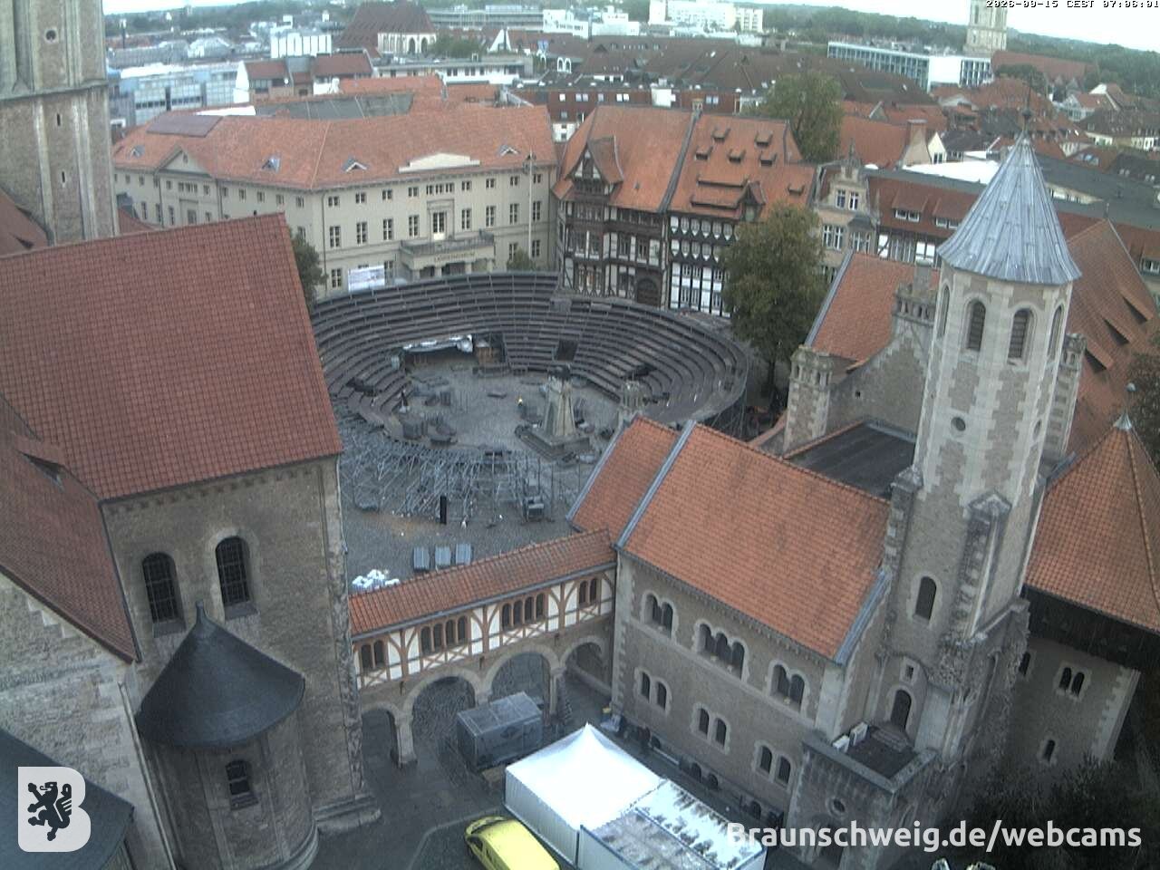 Archived image Webcam Braunschweig - View to Castle Square