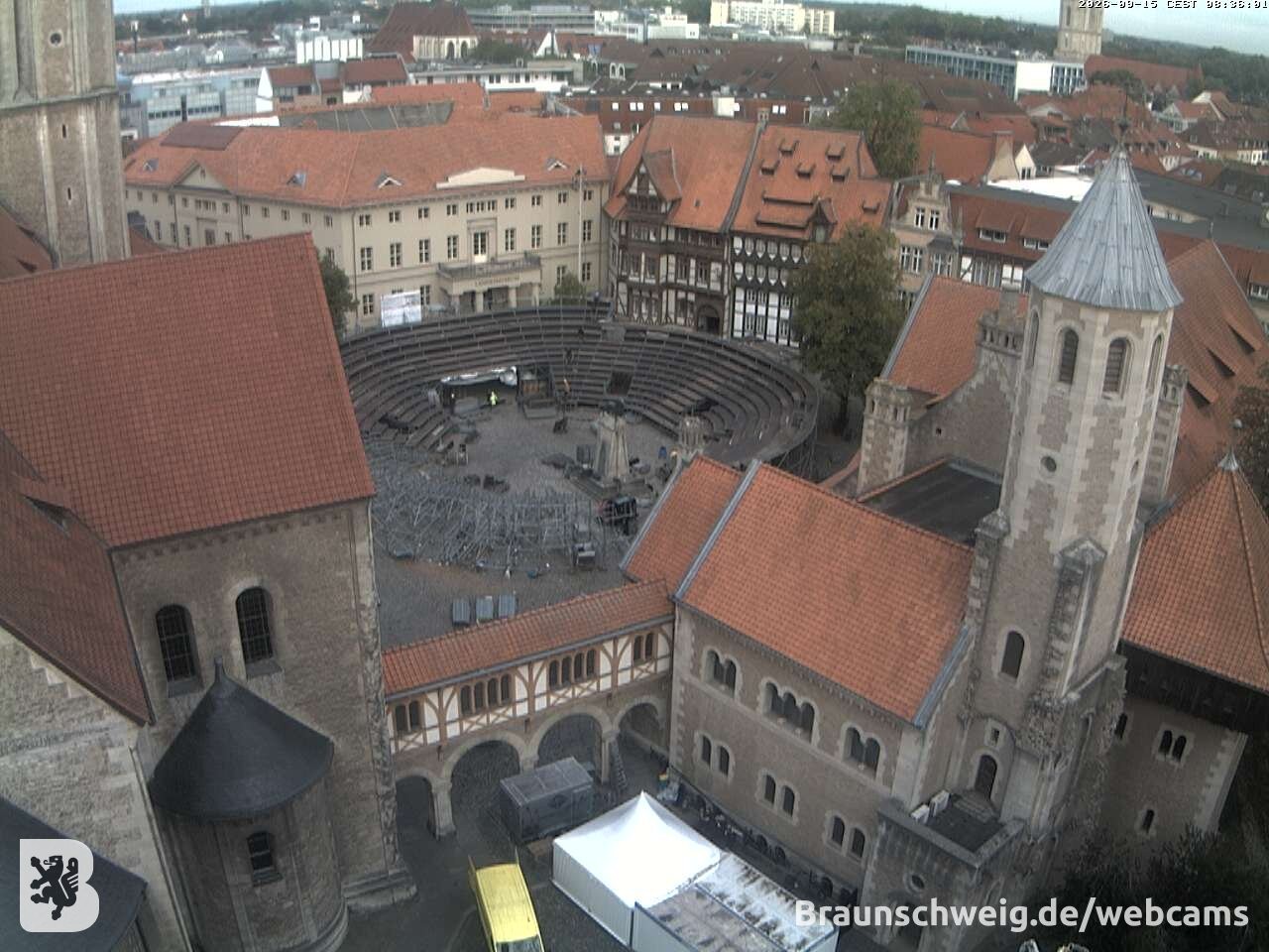 Archived image Webcam Braunschweig - View to Castle Square