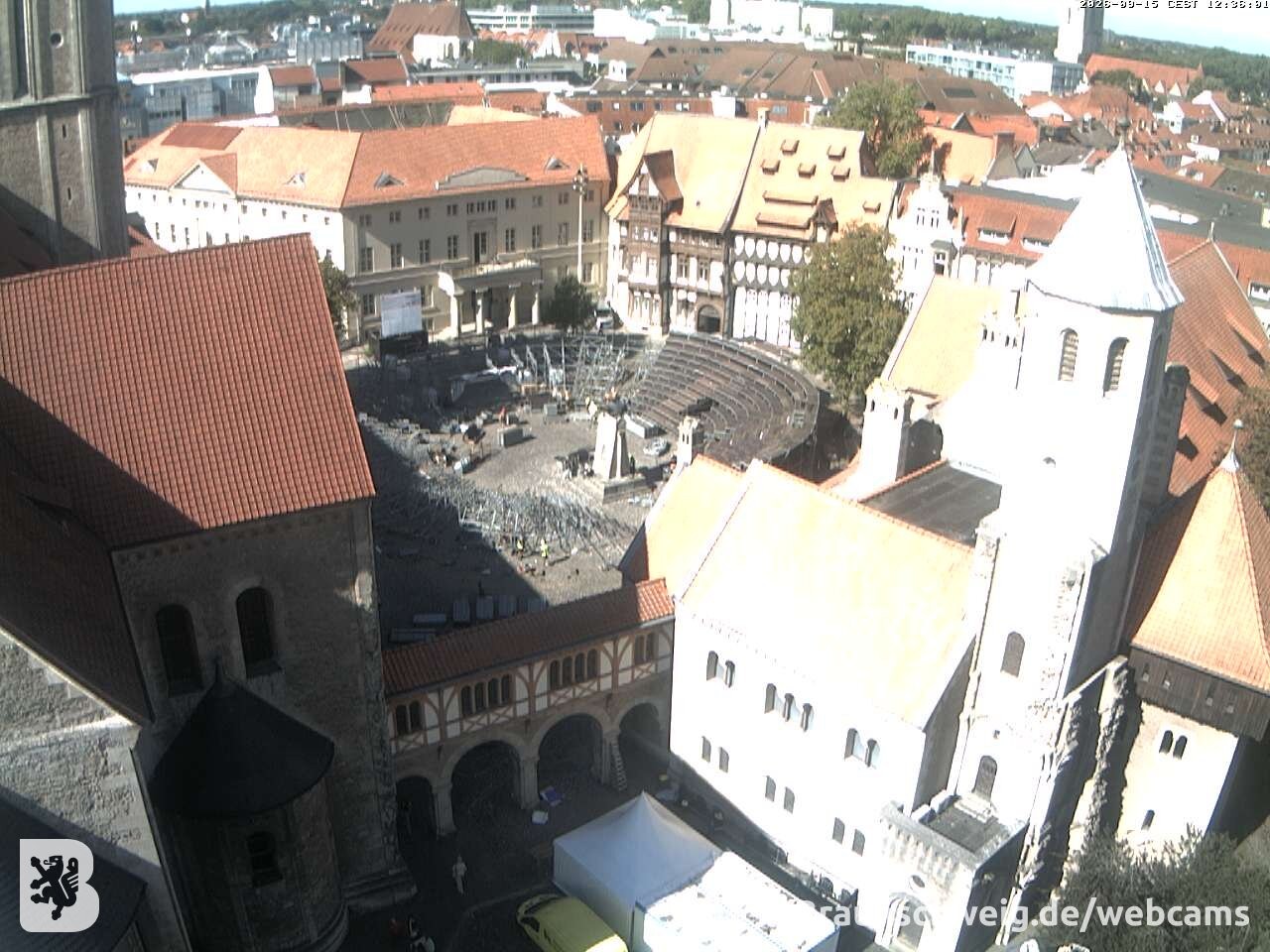 Archived image Webcam Braunschweig - View to Castle Square