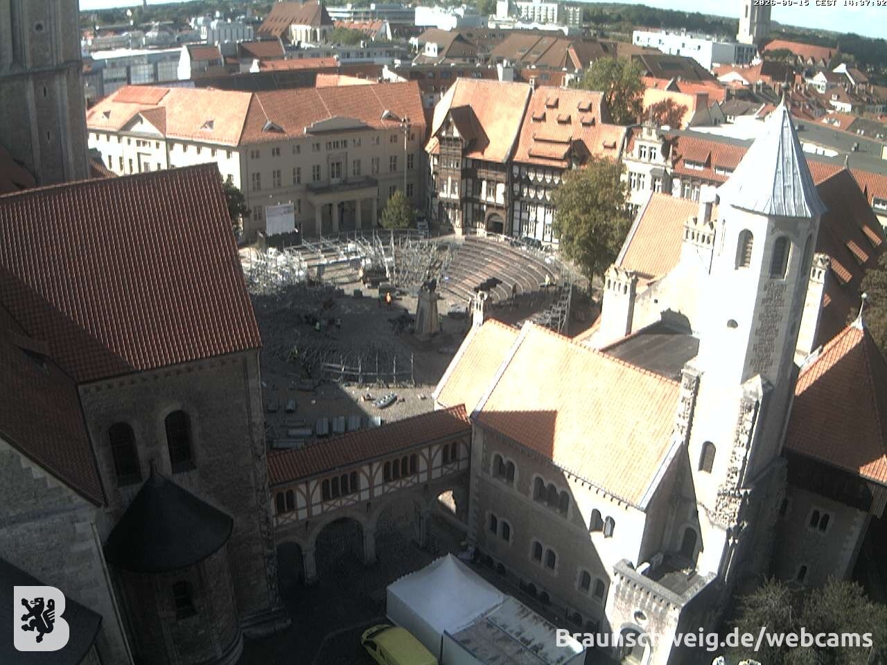 Archived image Webcam Braunschweig - View to Castle Square