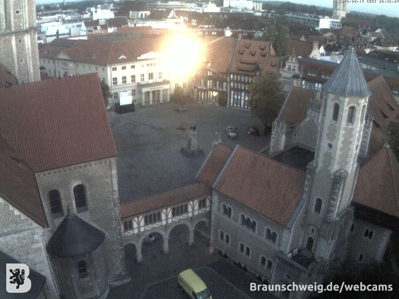 Archiv Foto Webcam Burgplatz Braunschweig