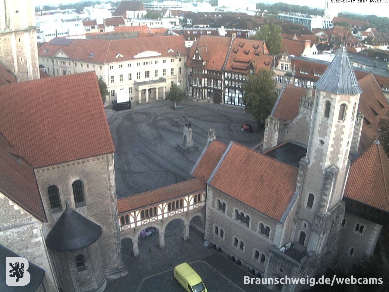 Archiv Foto Webcam Burgplatz Braunschweig