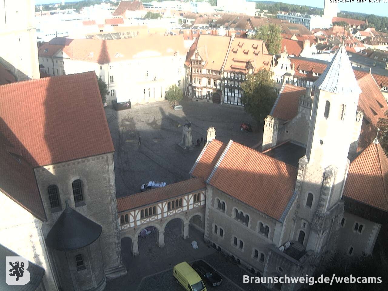 Archiv Foto Webcam Burgplatz Braunschweig