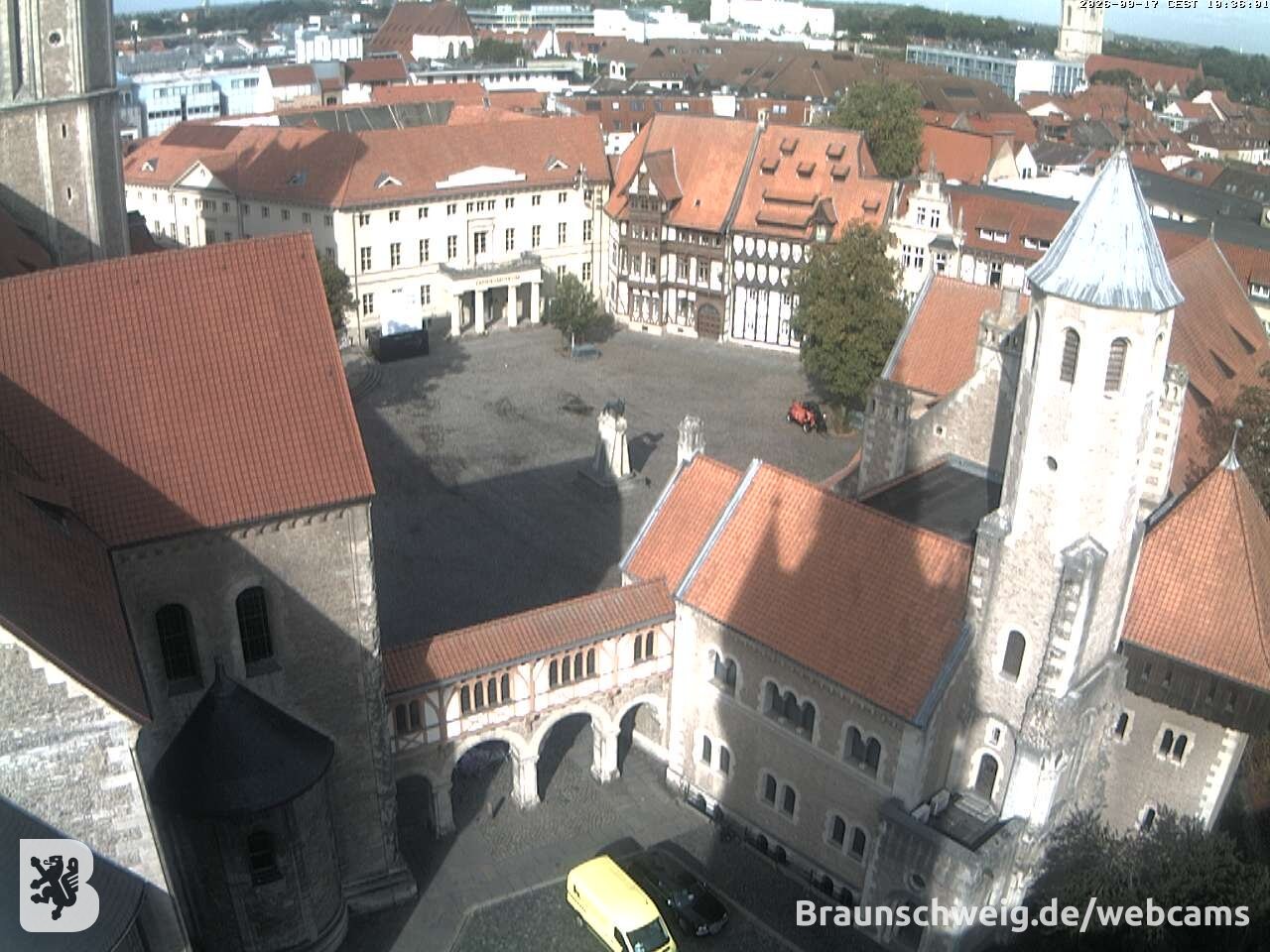 Archiv Foto Webcam Burgplatz Braunschweig