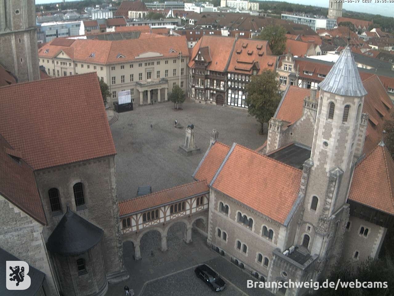 Archiv Foto Webcam Burgplatz Braunschweig
