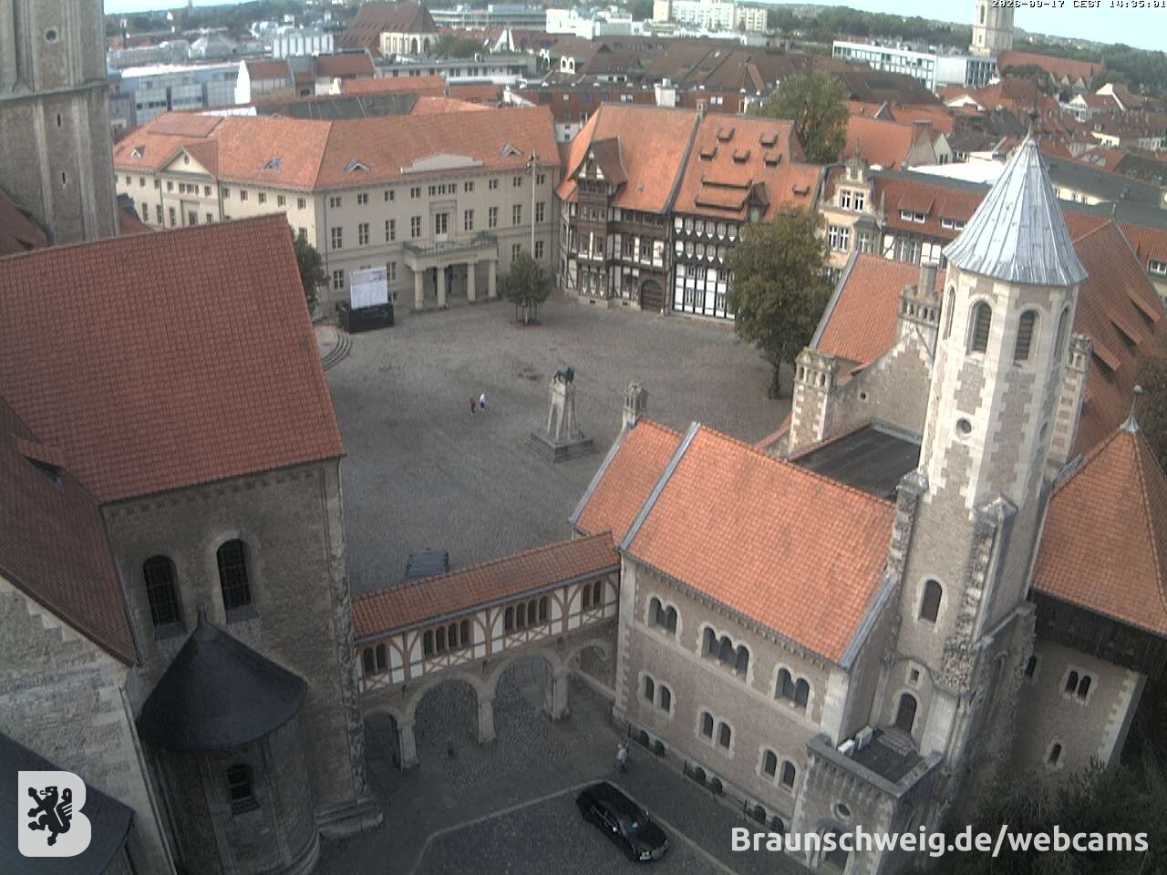 Archiv Foto Webcam Burgplatz Braunschweig