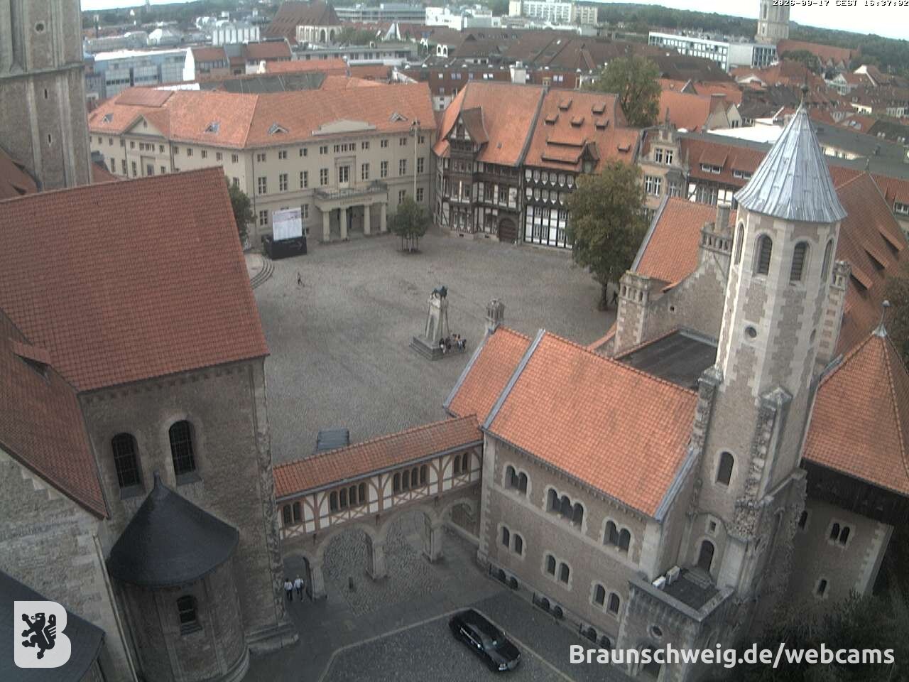Archiv Foto Webcam Burgplatz Braunschweig