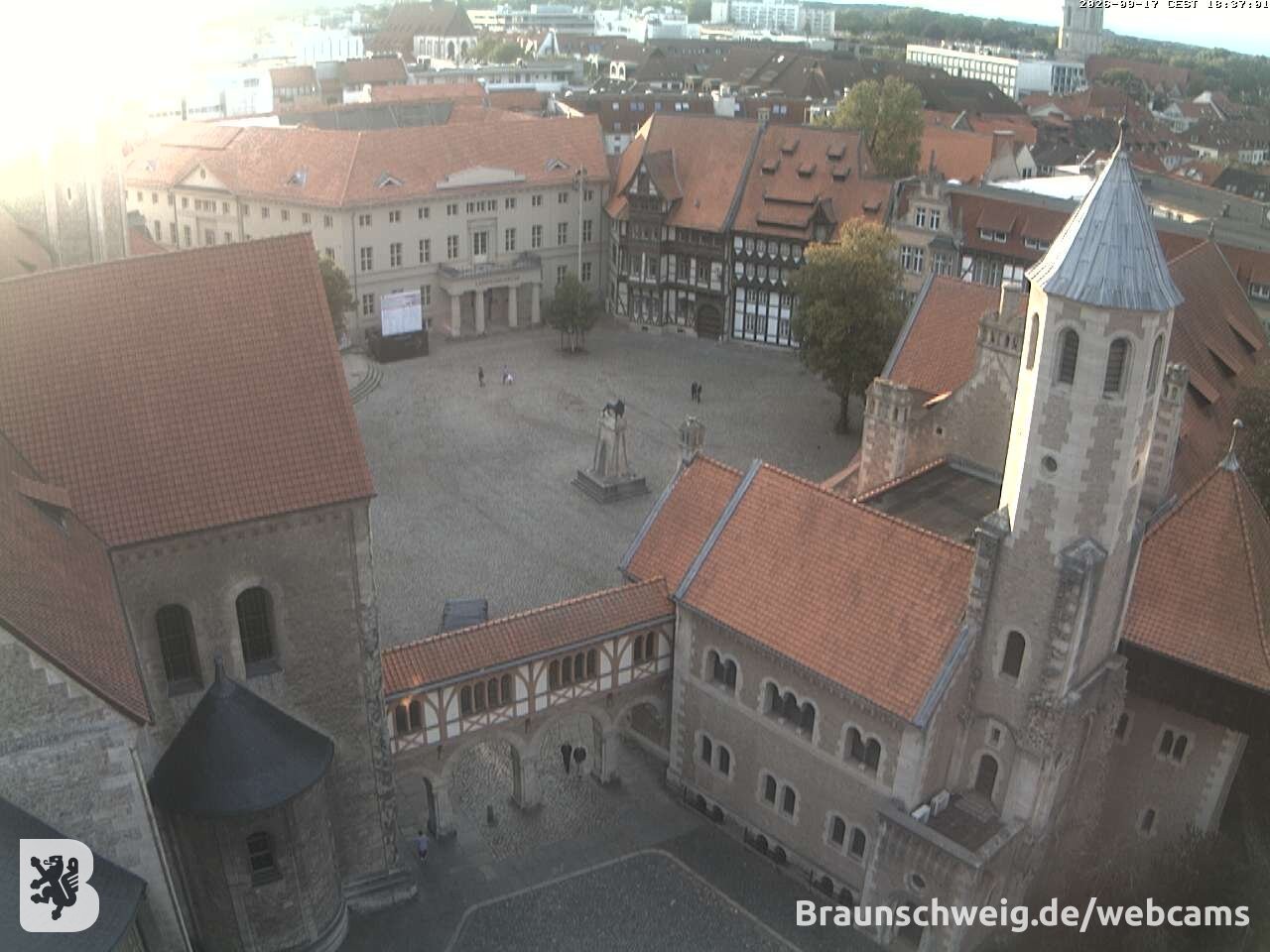 Archiv Foto Webcam Burgplatz Braunschweig