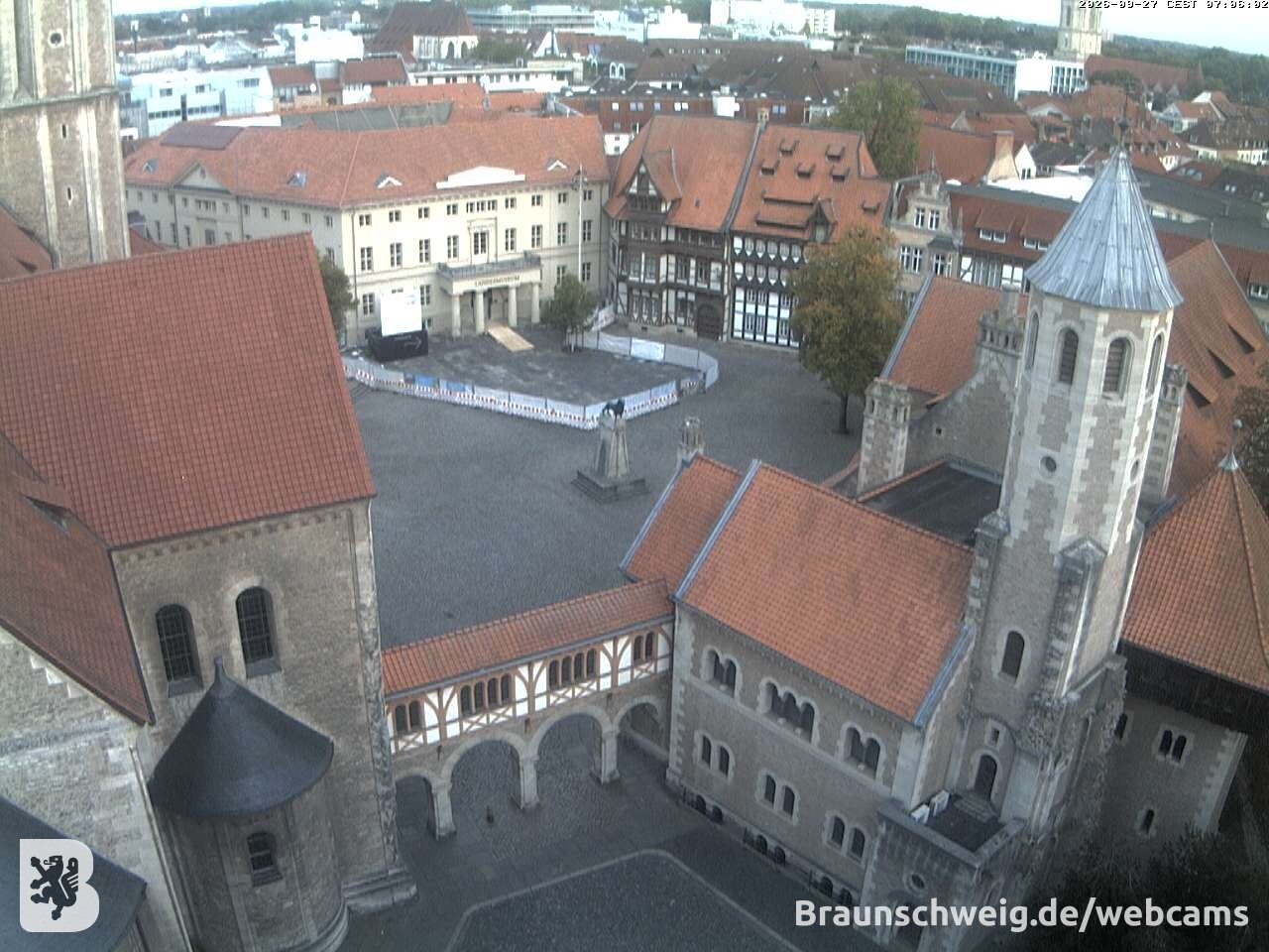 Archiv Foto Webcam Burgplatz Braunschweig
